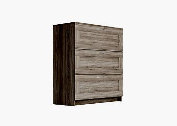 Комод Сканд 3 ящика сонома