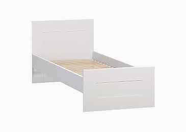 Кровать Сканд Белая 80х200