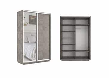 Шкаф-купе Старк 1605 бетон