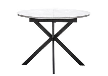 Стол раздвижной SILVER D100 Бетон Светлый