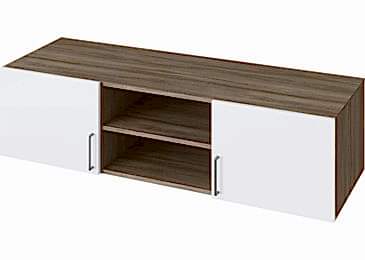 Антресоль ТВ_А140-03 дуб чанкли белый  глянец