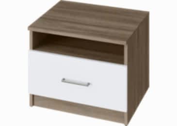 Тумба  ТВ_Т50-0 дуб чанкли белый  глянец