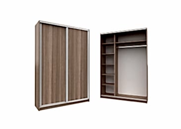 Шкаф-купе Капелла 160 ясень светлый