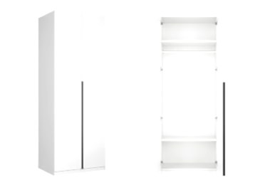Шкаф Loker 80 Белый без полок