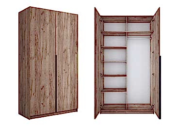 Шкаф Loker 120 Крафт табачный