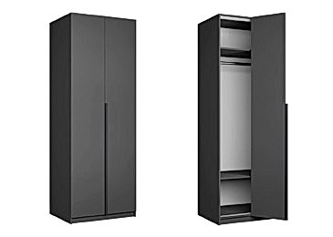 Шкаф Loker Wing line 80 Серый диамант без полок