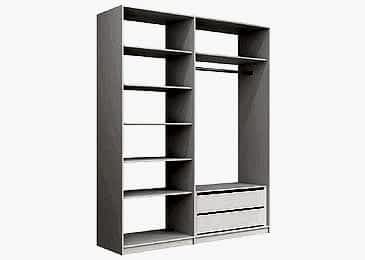 Гардеробная прямая Loker 1800 Белый