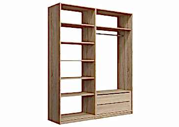 Гардеробная прямая Loker 1800 Дуб сонома