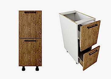 ТЕЯ Модуль напольный с ящиками 302 Дуб чанкли