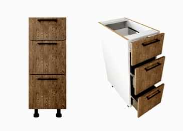 ТЕЯ Модуль напольный с ящиками 303 Дуб чанкли