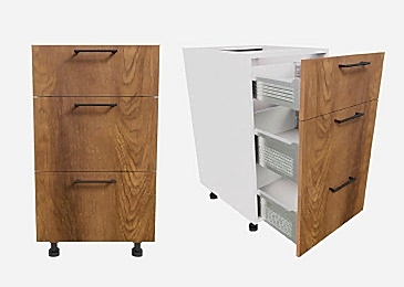 ТЕЯ Модуль напольный с ящиками 453 Дуб чанкли