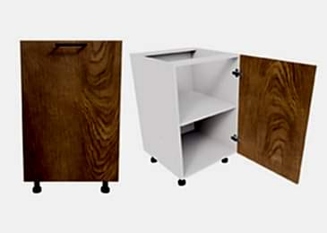 ТЕЯ Модуль напольный со съемной полкой 501 Дуб чанкли