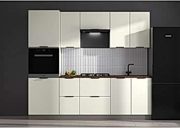 Кухня ФОКУС Панакота 2,4 м с пеналом