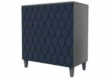 Комод Бруно глубокий синий