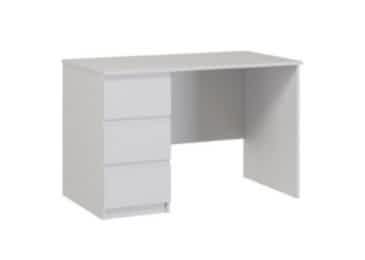 Стол письменный Сканд с тремя ящиками Белый