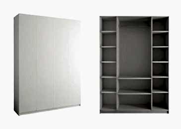 Шкаф четырехдверный Loker Белый