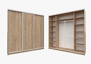 Шкаф-купе Капелла 210 дуб сонома