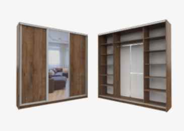 Шкаф-купе Капелла 211 дуб самдал